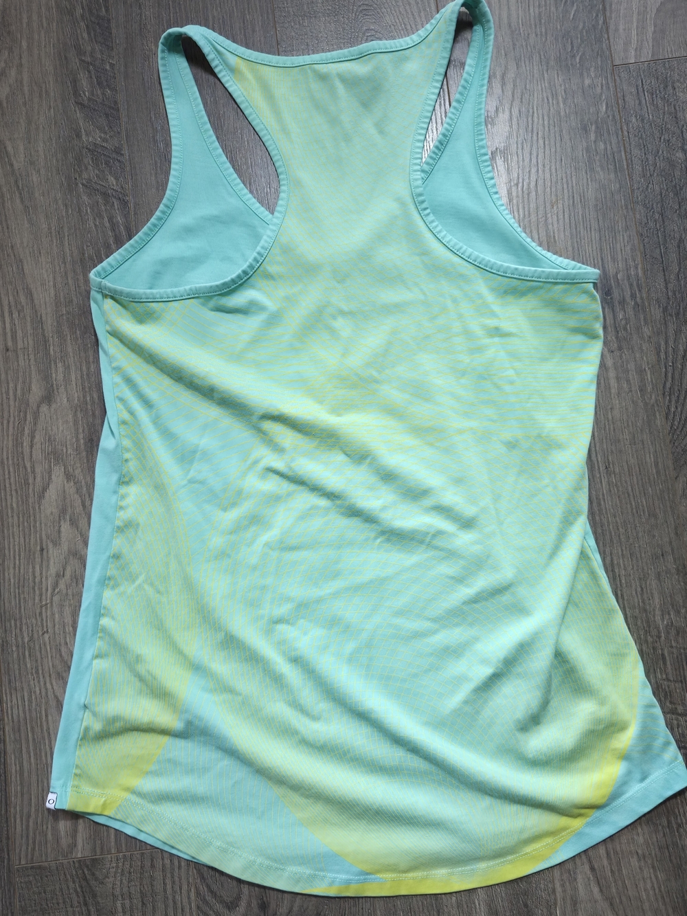 Oakley Teal Mint Button-Front Racerback Tank - Picture 4 of 5